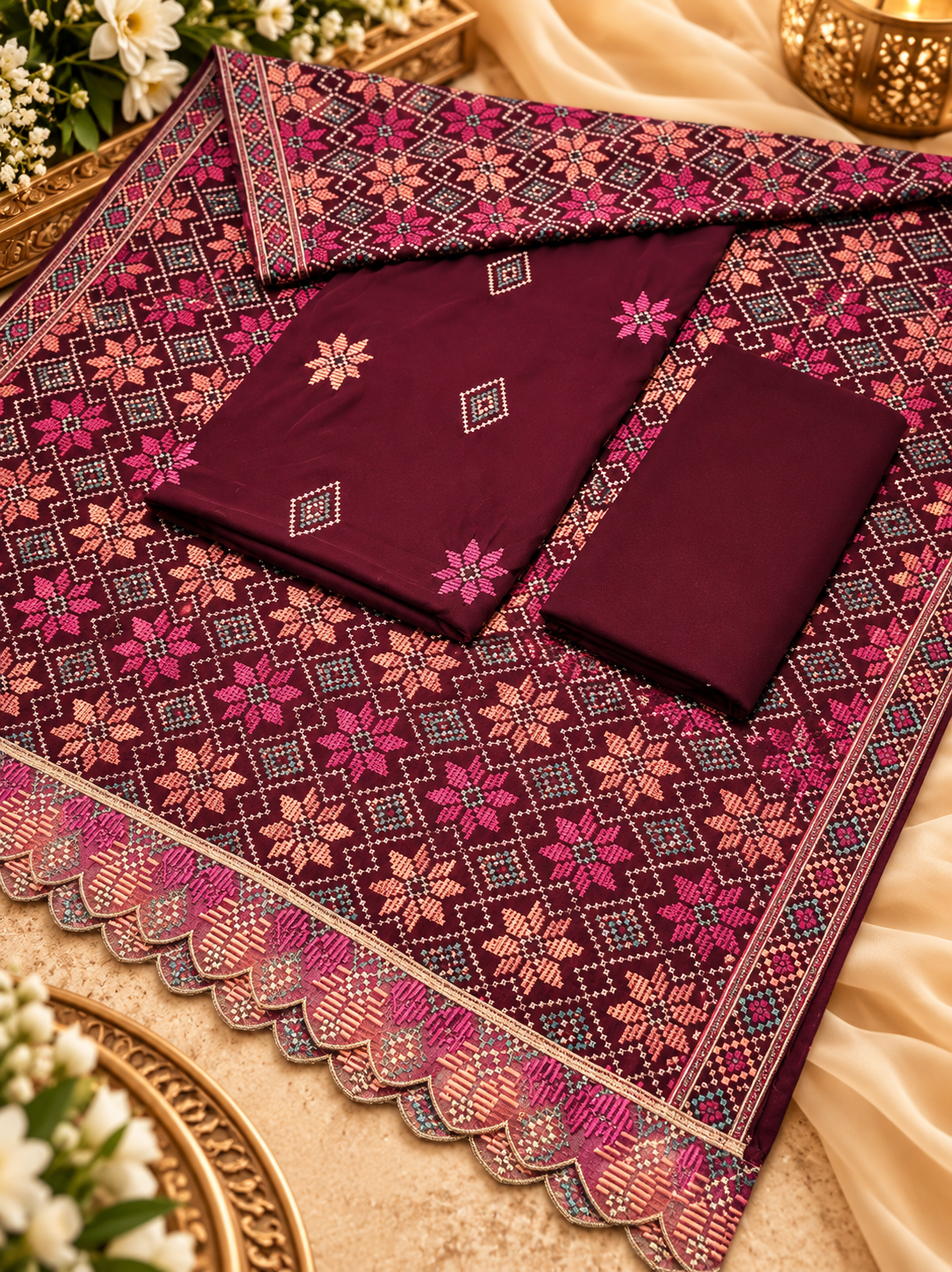 Embroidered Velvet Ladies Edit 2026 Vol-26WT03 (D02)