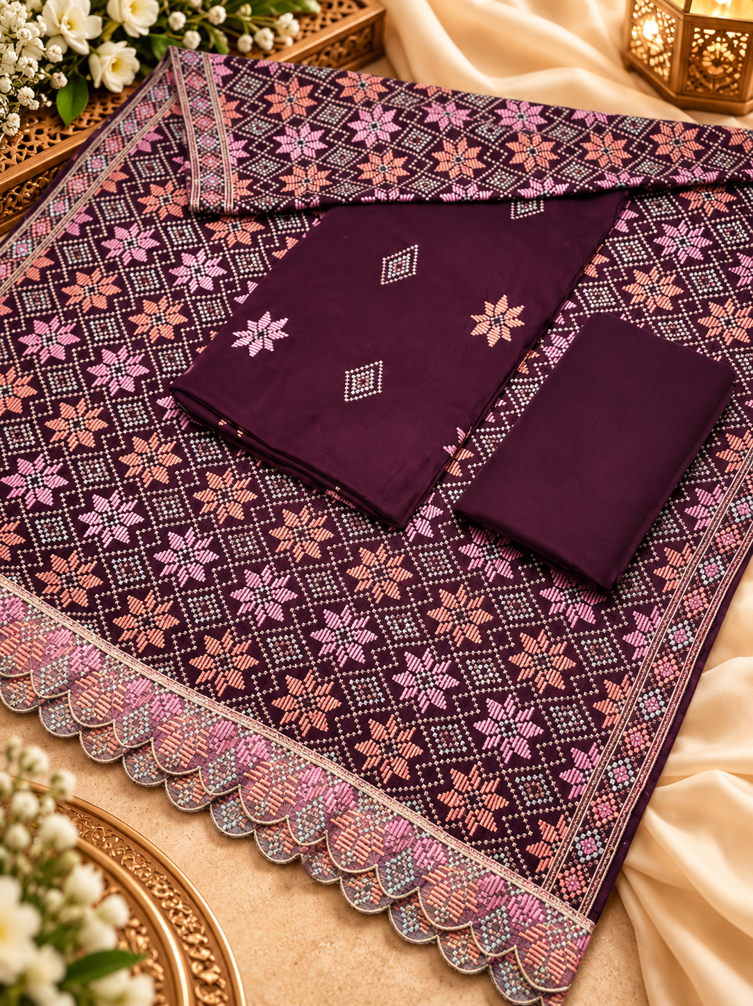 Embroidered Velvet Ladies Edit 2026 Vol-26WT03 (D03)