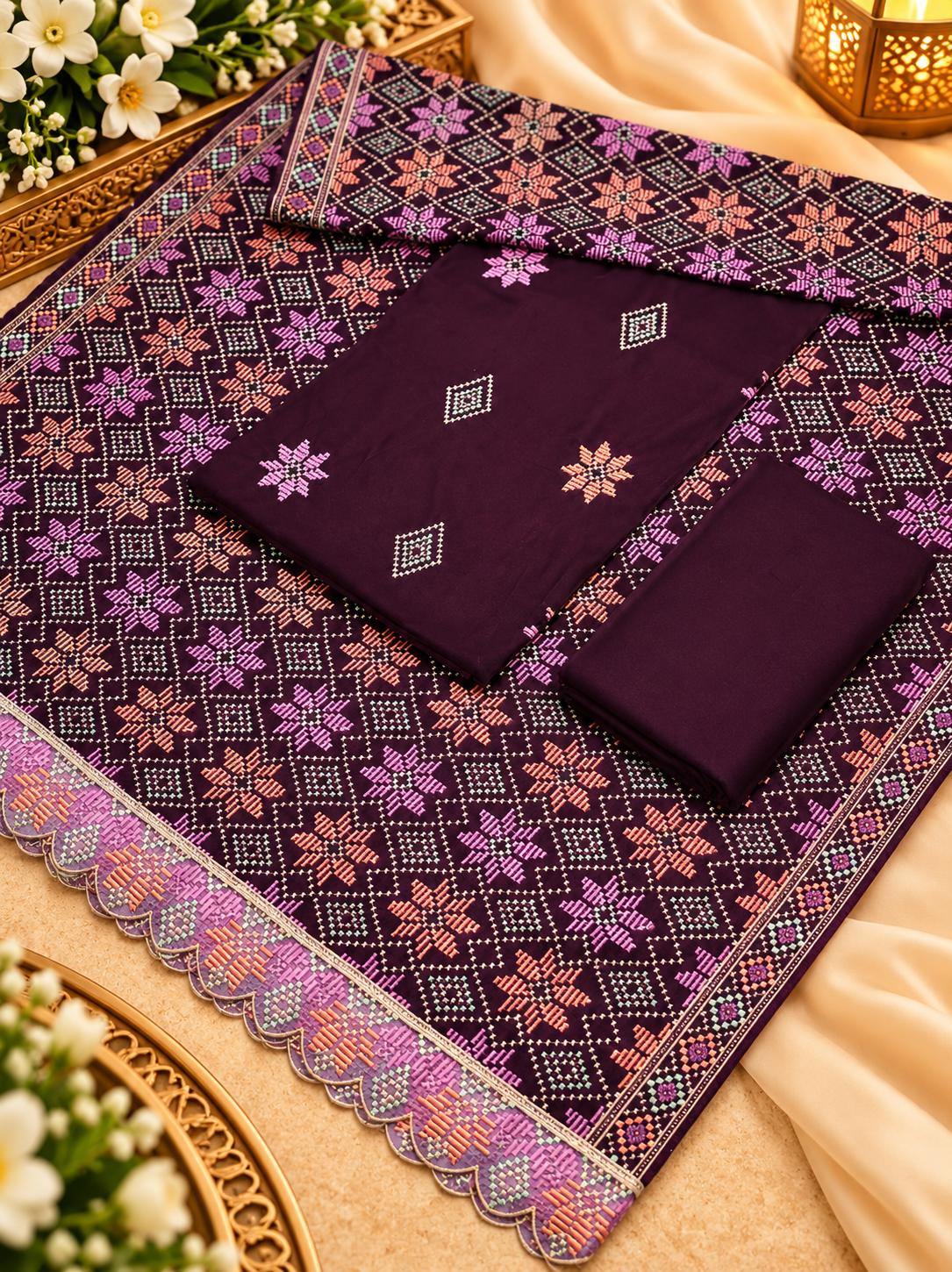 Embroidered Velvet Ladies Edit 2026 Vol-26WT03 (D07)