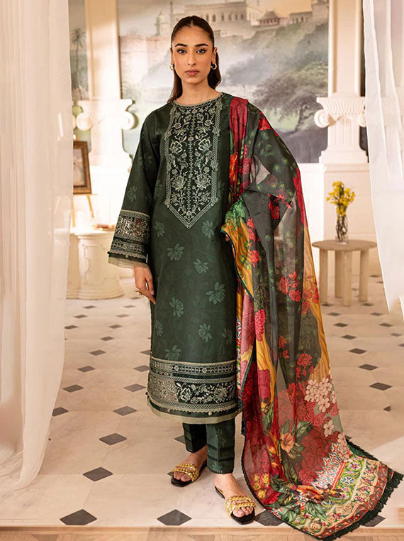 Embroidered Elite Lawn Collection 2026 (06-Jade)