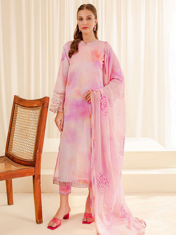 Embroidered Elite Lawn Collection 2026 (08-Peony)