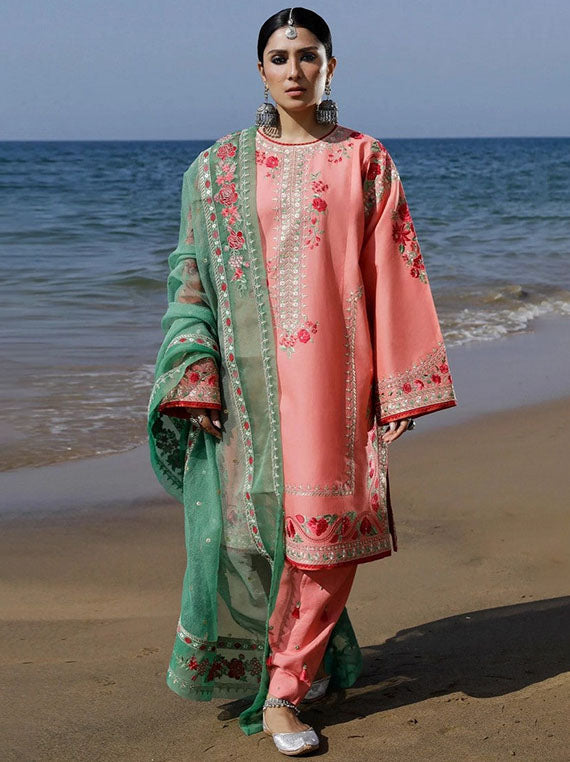 Embroidered Grand Luxe Collection 2026 by Umar Poshak (JIYA-6A)