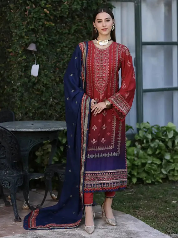 Embroidered Luxe Collection 2026 by Umar Poshak (NWS-02)