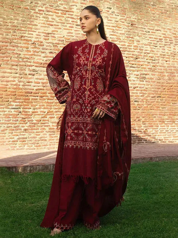 Embroidered Luxe Collection 2026 by Umar Poshak (RAHA-D8)