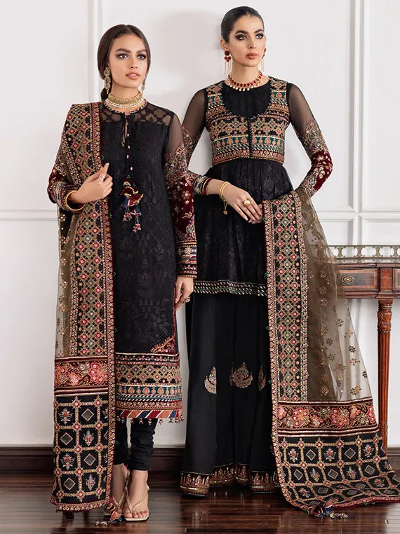 Embroidered Net Collection 2025 By Baroque (BQU-CH09-D04)