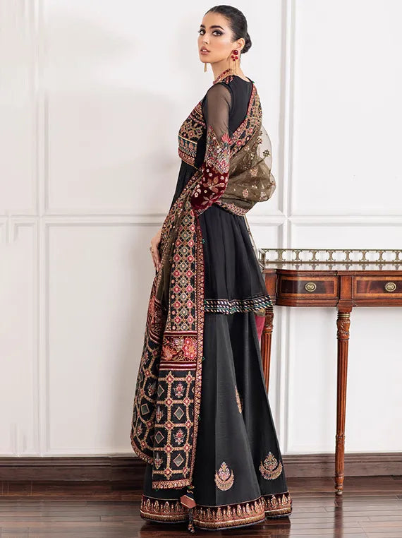 Embroidered Net Collection 2025 By Baroque (BQU-CH09-D04)
