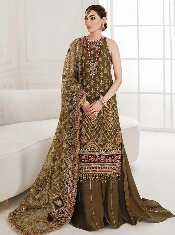 Embroidered Net Collection 2025 By Baroque (BQU-CH10-D06)