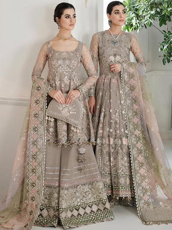 Embroidered Net Collection 2025 By Baroque (BQU-CH10-D08)