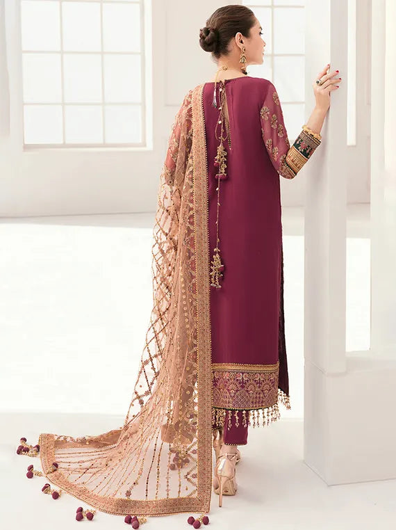 Embroidered Net Collection 2025 By Baroque (BQU-CH11-D02)
