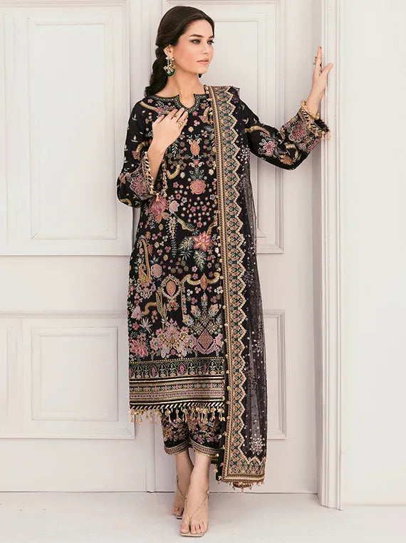 Embroidered Net Collection 2025 By Baroque (BQU-CH11-D04)