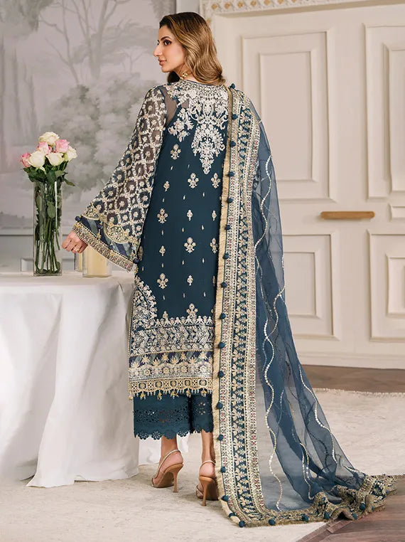 Embroidered Net Collection 2025 By Baroque (BQU-CH12-D01)
