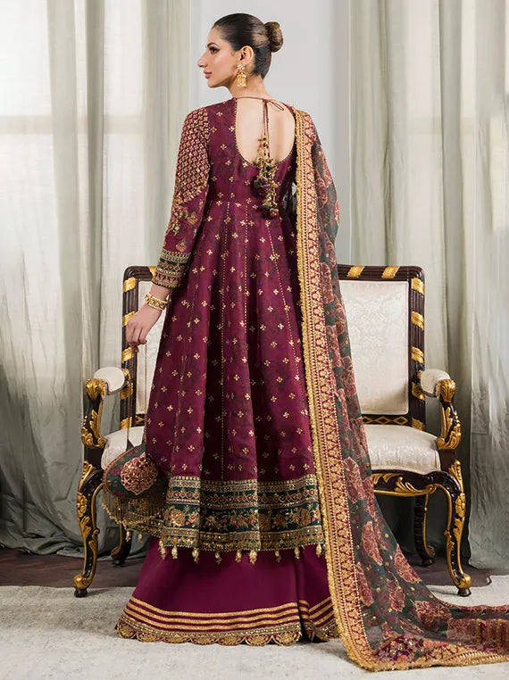 Embroidered Net Collection 2025 By Baroque (BQU-CH12-D03)