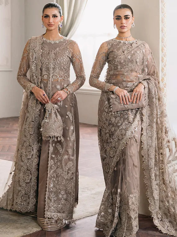 Embroidered Net Collection 2025 By Baroque (BQU-CH12-D06)
