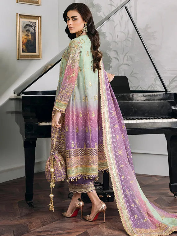 Embroidered Net Collection 2025 By Baroque (BQU-CH12-D08)