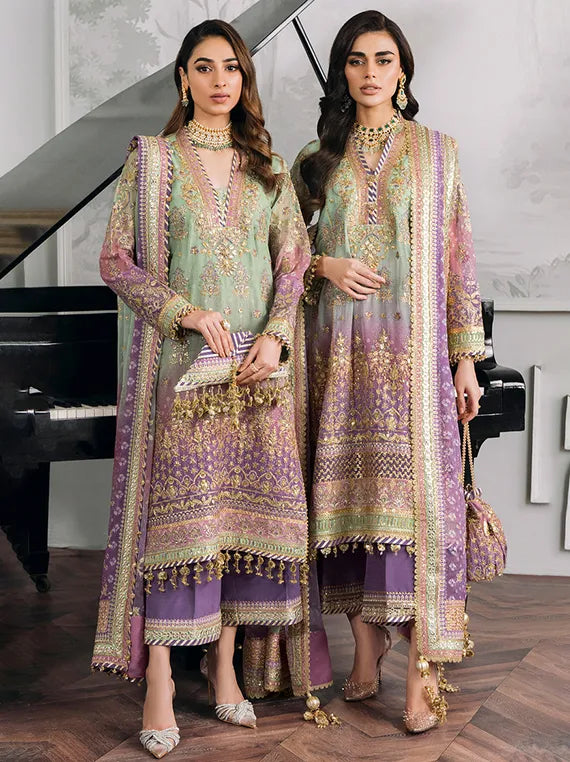 Embroidered Net Collection 2025 By Baroque (BQU-CH12-D08)