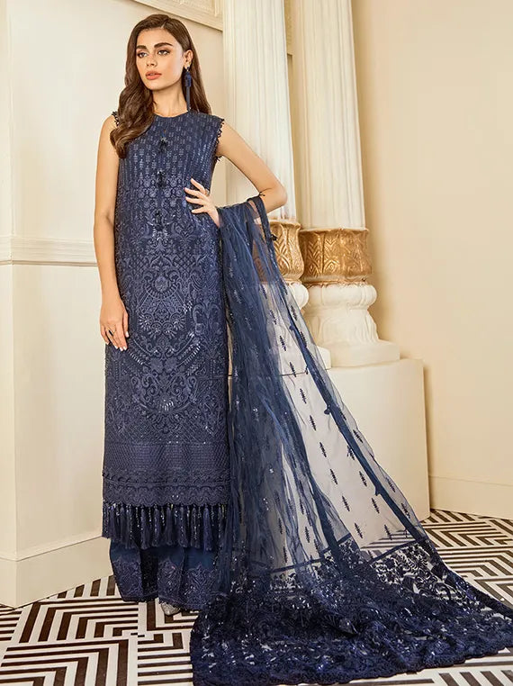 Embroidered Net Collection 2025 By Baroque (BQU-CH6-D02)