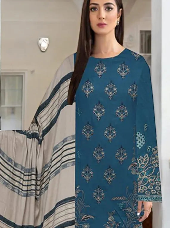 Embroidered Peach Collection 2024 By Hania Hadia Vol-517 (D-01)