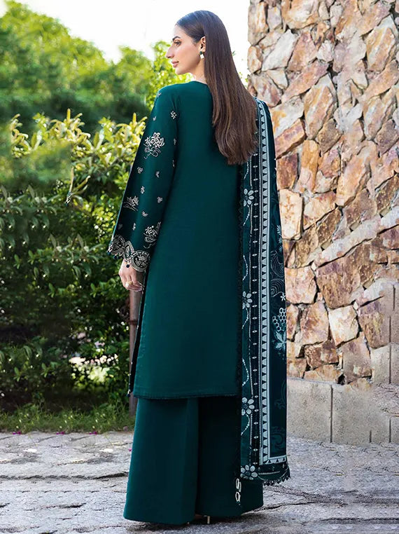 Eminence Embroidered Khaddar Collection 2025 By Farasha (01-VIONA)