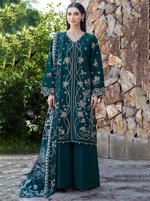 Eminence Embroidered Khaddar Collection 2025 By Farasha (01-VIONA)