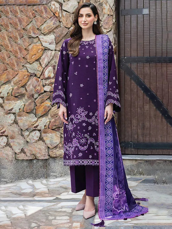 Eminence Embroidered Khaddar Collection 2025 By Farasha (03-MAYLIN)