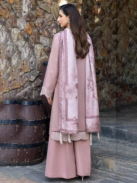 Eminence Embroidered Khaddar Collection 2025 By Farasha (06-BLUSHEN)