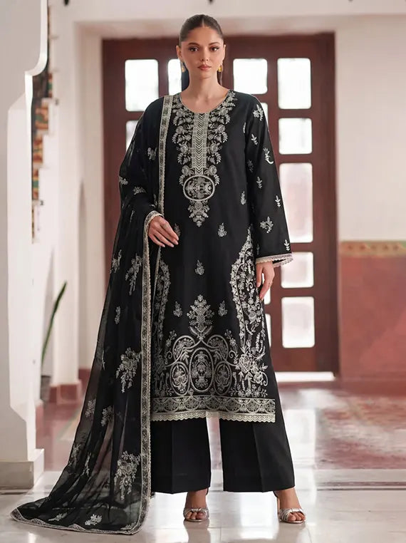 Emirah by Fantak Unstitched Embroidered Dhanak Collection'26 V-548 (D-04)