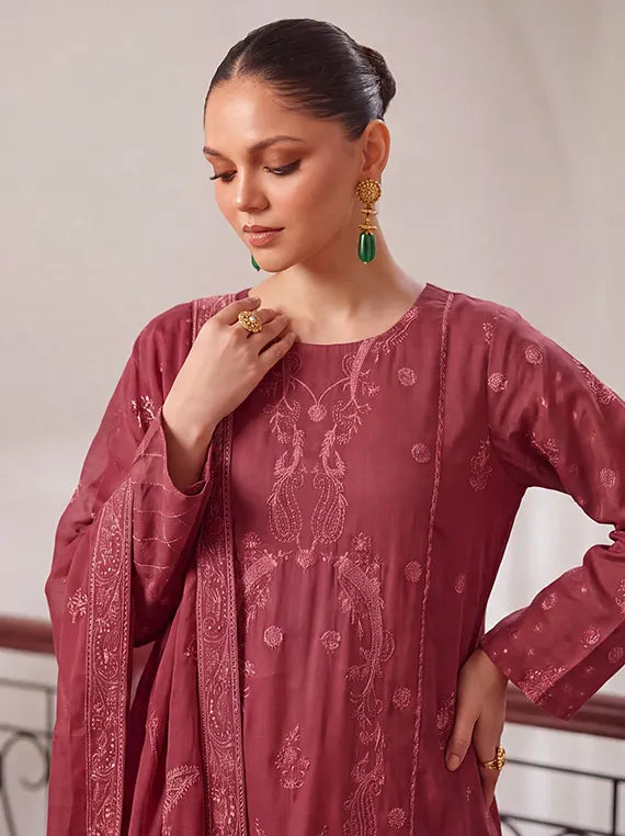 Emirah by Fantak Unstitched Embroidered Dhanak Collection'26 V-548 (D-05)
