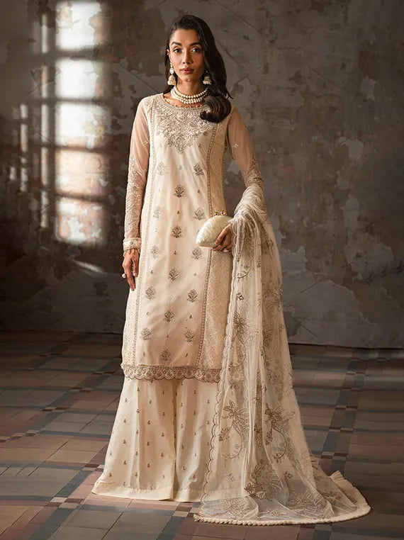 Emirah Luxury Embroidered Net Collection 2025 by Zarif (06-MEERA)