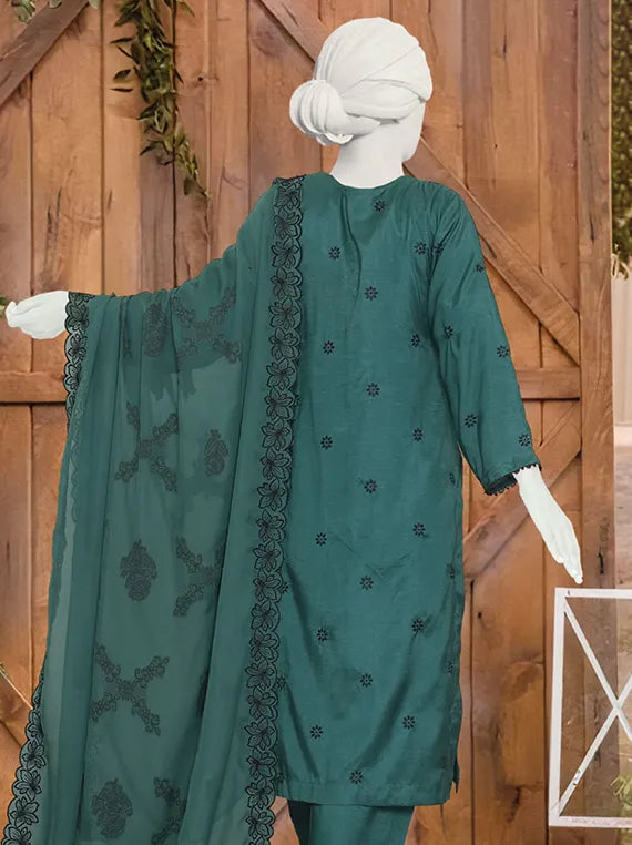Eshal Embroidered Viscose Slub Collection 2025 by ABC (D-05)