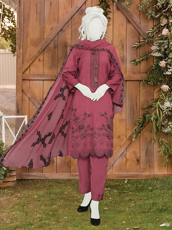 Eshal Embroidered Viscose Slub Collection 2025 by ABC
