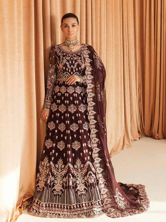 Ethereal Chiffon Embroidered Collection 2025