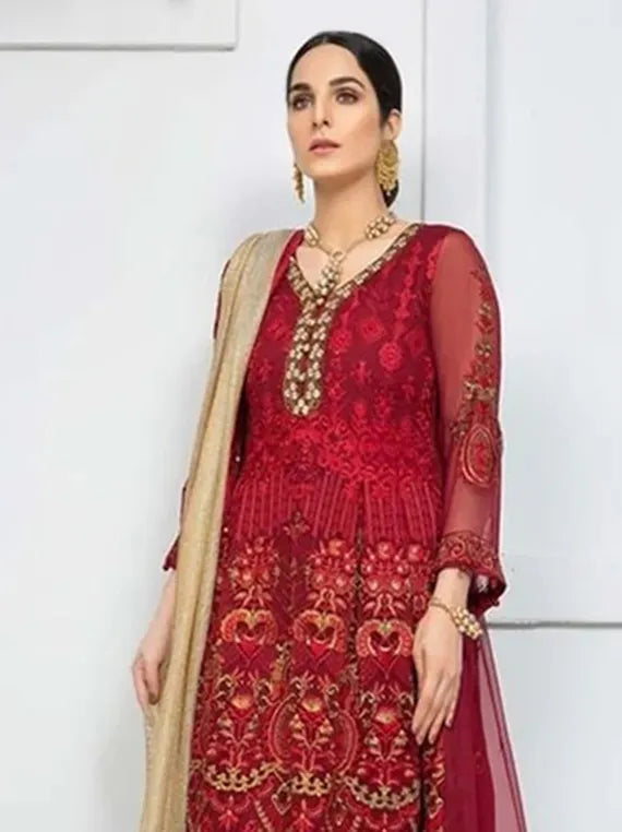 Ethereal Chiffon Embroidered Collection 2025 (ZUHA ZYLISH-07)