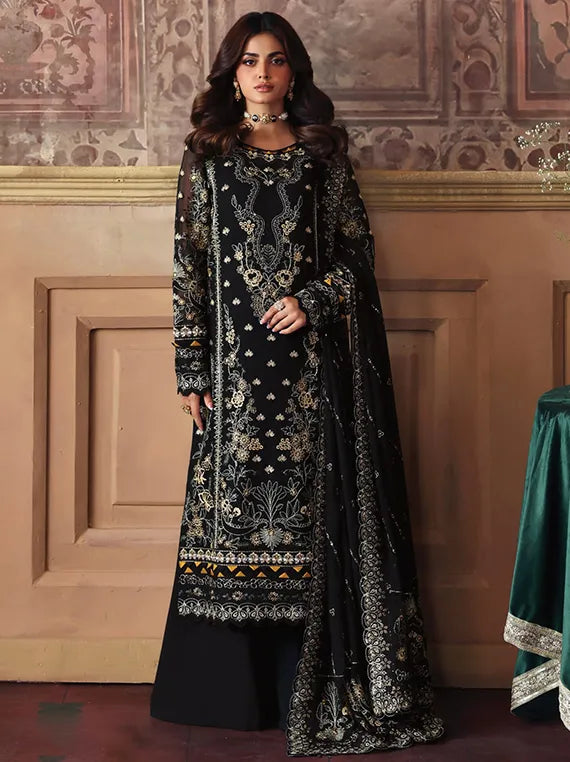 Evayna Embroidered Chiffon Collection 2025 By Gulaal (D-32-Deenah)
