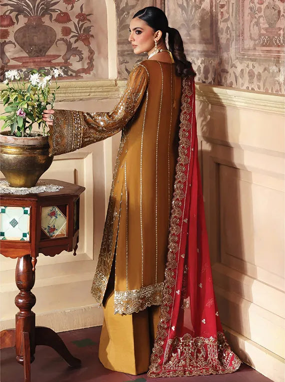 Evayna Embroidered Chiffon Collection 2025 By Gulaal (D-34-Dinara)