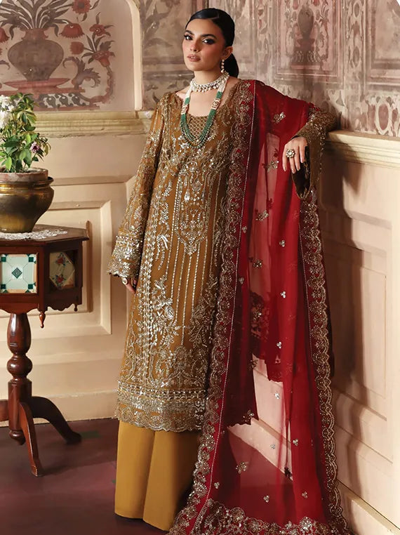 Evayna Embroidered Chiffon Collection 2025 By Gulaal (D-34-Dinara)