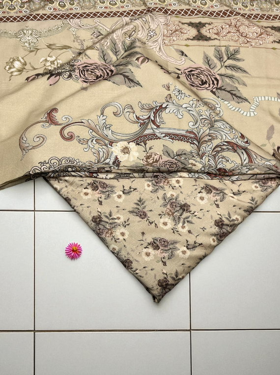 Everyday Grace Printed Linen Shirt Edit25 Vol-CA36 (CA36-04)