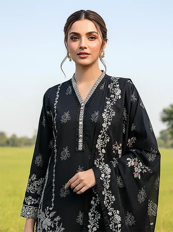 Exclusive 3PC Lawn Collection 2026 by Lakhany (LG-MM-0933)