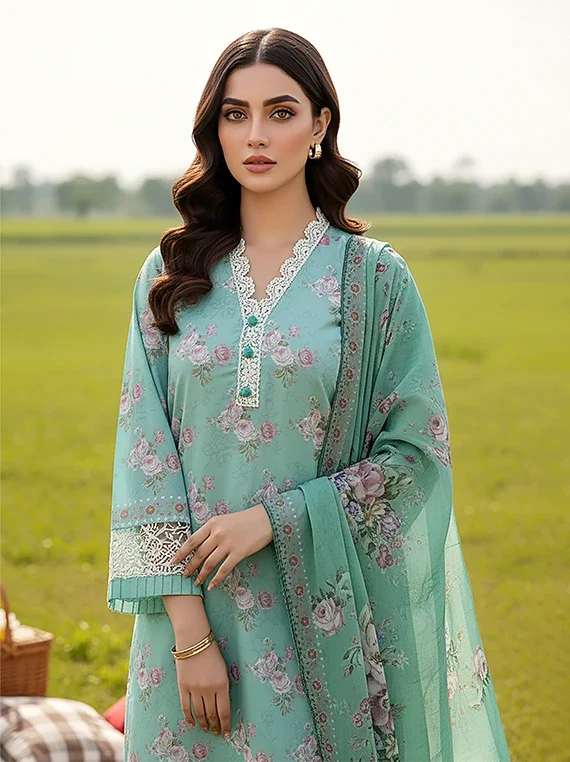 Exclusive 3PC Lawn Collection 2026 by Lakhany (LG-MM-0937)