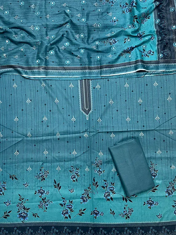 Exclusive Three Piece Printed Lawn Collection 2025 (25DA12-06)