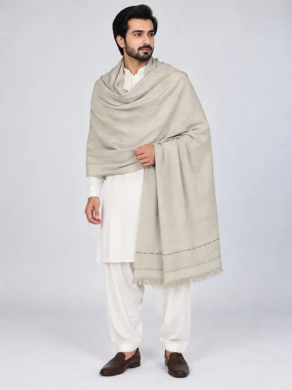 Exquisite Men's Wool Shawl Edit 2026 Vol-SW02 (D-01)