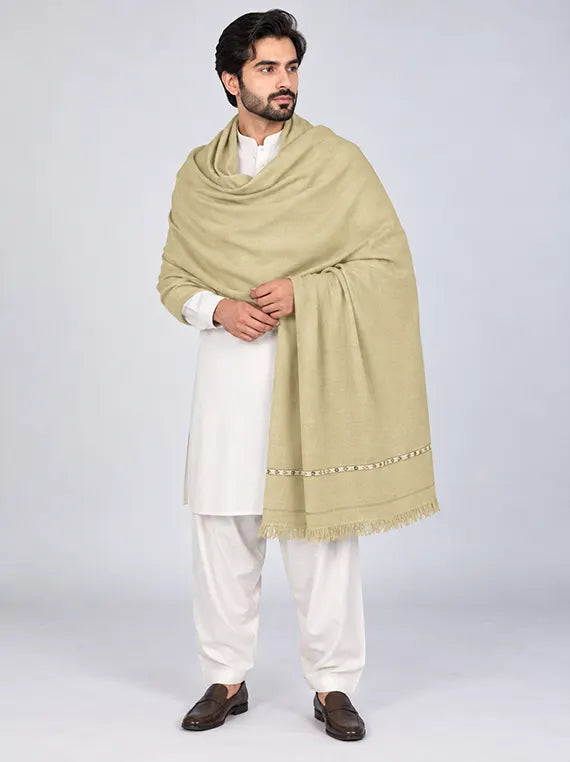 Exquisite Men's Wool Shawl Edit 2026 Vol-SW02 (D-02)
