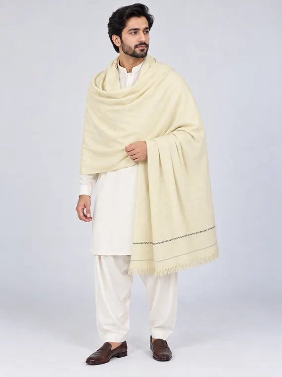 Exquisite Men's Wool Shawl Edit 2026 Vol-SW02 (D-03)