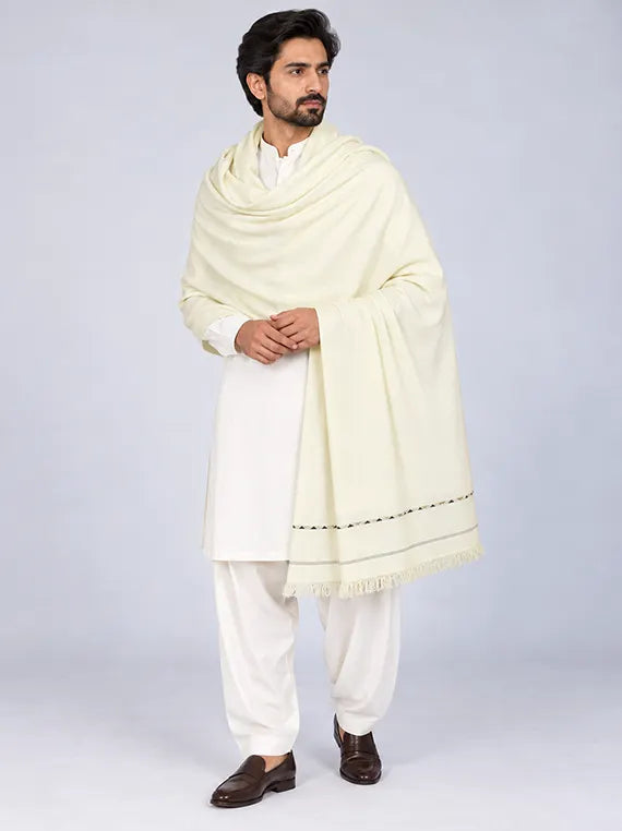 Exquisite Men's Wool Shawl Edit 2026 Vol-SW02 (D-08)