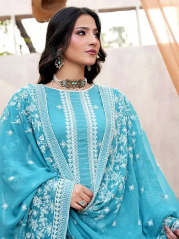 FALAK by Wania Embroidered Lawn Collection 2026 Vol-01 (WL-56)