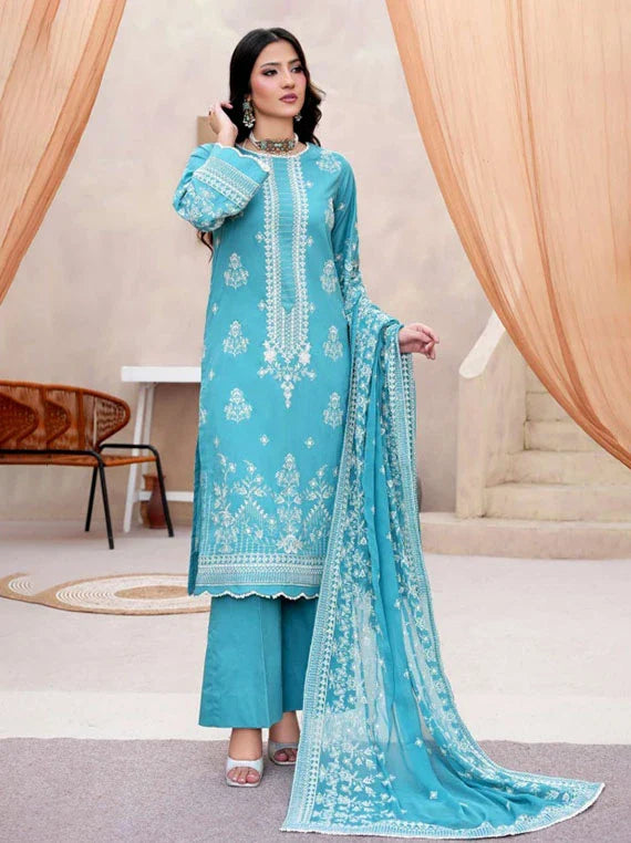 FALAK by Wania Embroidered Lawn Collection 2026 Vol-01 (WL-56)