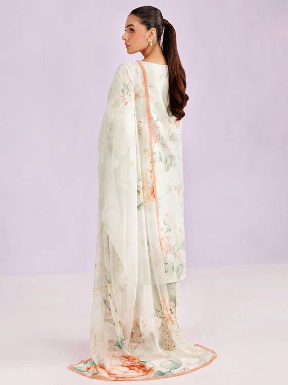 FARASHA Embroidered Printed Lawn Collection 2026 (12-Mint Veil)