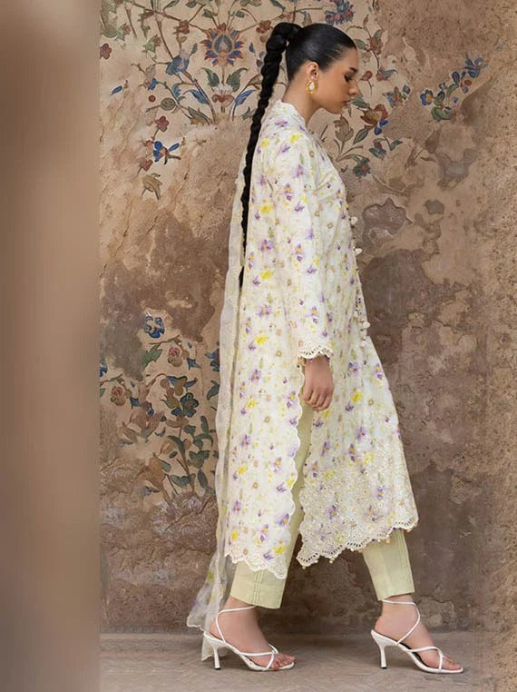 FLORA by Gul Ahmed Embroidered Lawn Collection 2026 (BM-62034)