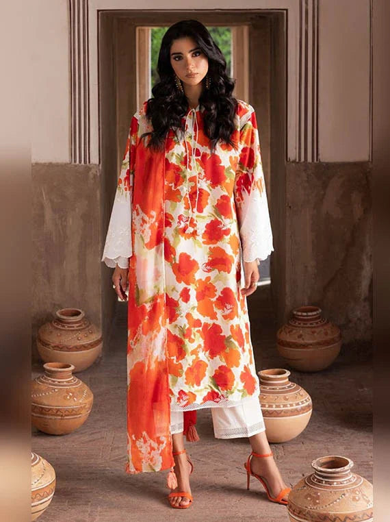 FLORA by Gul Ahmed Embroidered Lawn Collection 2026 (BM-62056)