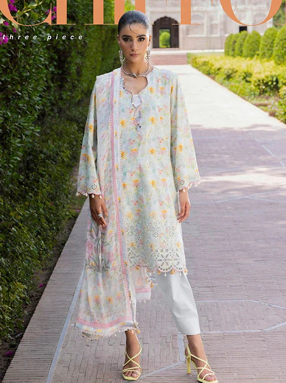 FLORA by Gul Ahmed Embroidered Lawn Collection 2026 (BM-62066)