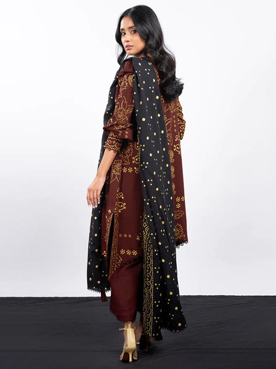 Signature Elegance Collection 2026 by Umar Poshak (Alkaram-FW-41-23-Maroon)
